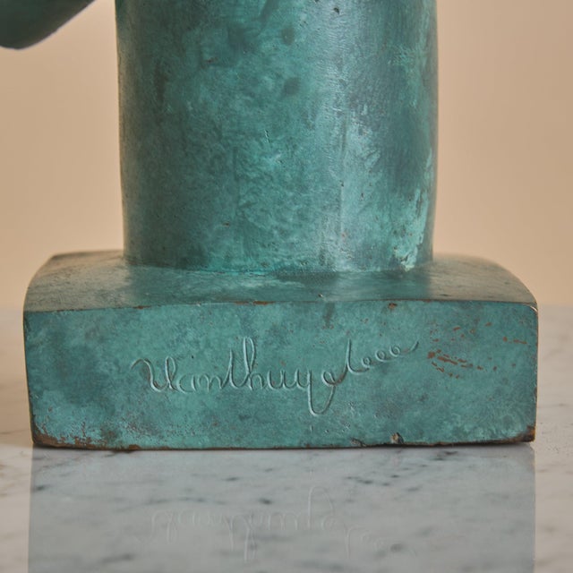 20th Century French Bronze Abstract Sculpture For Sale In Chicago - Image 6 of 9