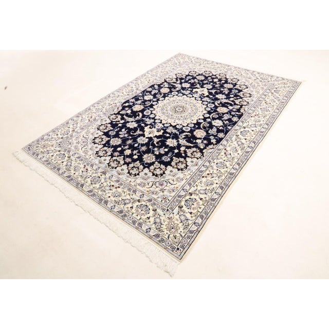 Middle Eastern Rug in Cork Wool and Natural Silk For Sale - Image 5 of 11