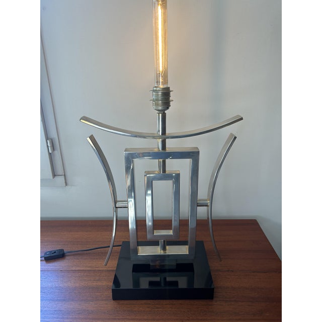 Hollywood Regency Table Lamp, 1970s For Sale - Image 4 of 10