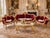 1960 Artisan Louis XVI Burgundy Beech Sofa Set-3 Pc For Sale - Image 16 of 16