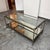 Hollywood Regency Hollywood Regency Metal + Mirrored Glass Cocktail Table, Vintage For Sale - Image 3 of 12