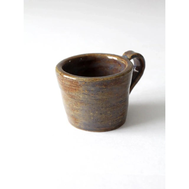 Vintage Studio Pottery Mug For Sale - Image 6 of 10