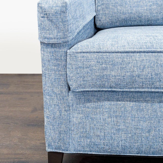 Attributed Ethan Allen Glen Gray Modern Lounge Chair For Sale - Image 9 of 11