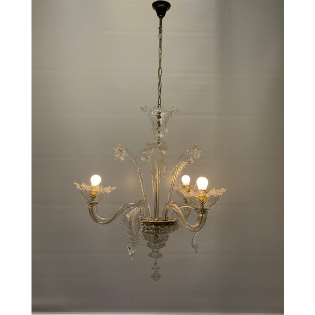 Vintage Murano Chandelier by Cesare Toso, 1960s For Sale - Image 6 of 6
