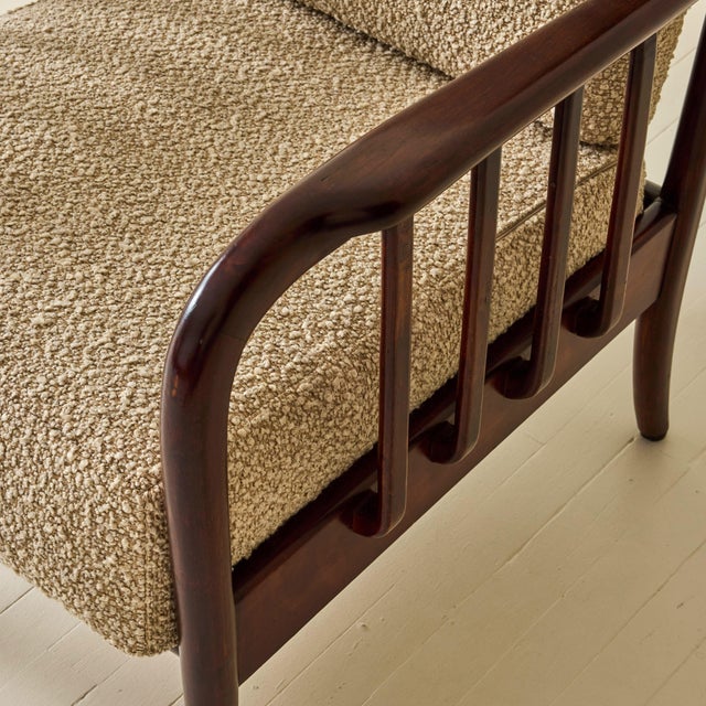 Wood Vittorio Valabrega Attributed Armchair, 1940s For Sale - Image 7 of 7