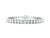 Contemporary Alexander Beverly Hills All Gia 11.47ct Oval Cut D-F Diamond Tennis Bracelet 18k For Sale - Image 3 of 4