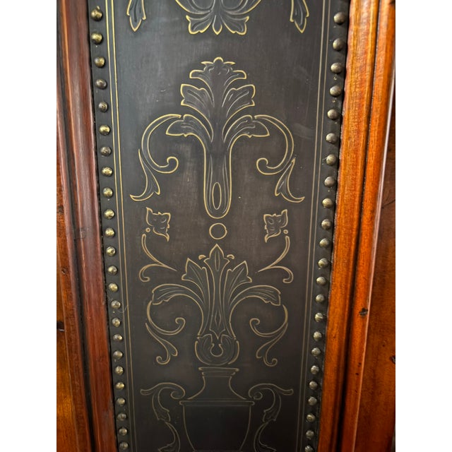 Bookcase or Display Cabinet Burl Wood and Twist Columns, Mid 20th Century For Sale - Image 11 of 14