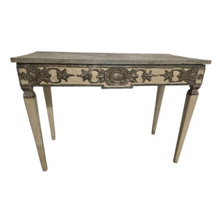 Decorative Console Table in Louis XVI Style, 1940s For Sale