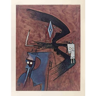 Wifredo Lam, Untitled Edition 49/150, 1970s, Lithograph For Sale