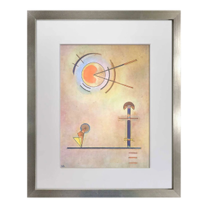 Wassily Kandinsky Original Lithograph Limited Edition 1965 W/Frame Included