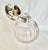 A beautiful pair of antique English crystal vanity bottles by Henry Clifford Davis, hallmarked Birmingham, sterling, 1919....