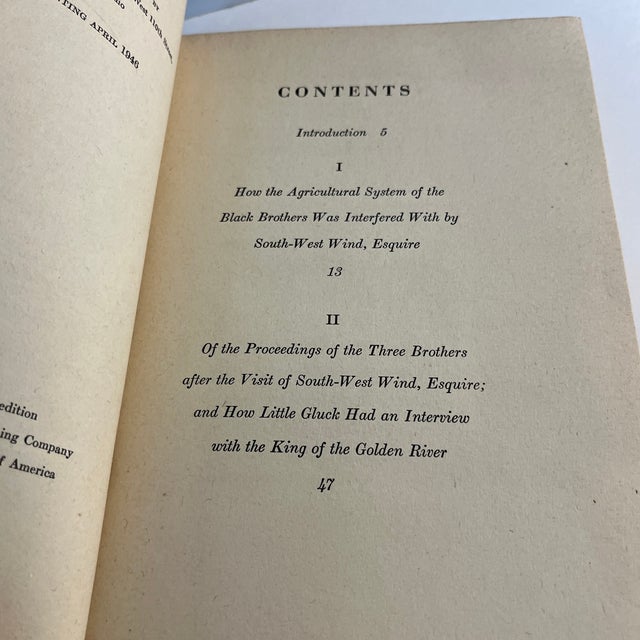 Shabby Chic 1946 the King of the Golden River Book For Sale - Image 3 of 9