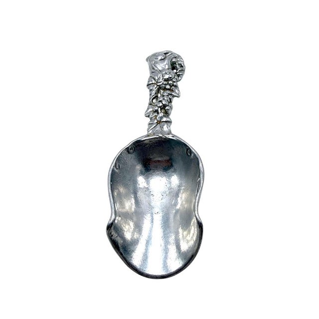 1990s Arthur Court Grape Design Glass Ice Bucket W/ Matching Scoop For Sale - Image 10 of 16