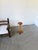 Brown Oak Side Table, 1950 For Sale - Image 8 of 17
