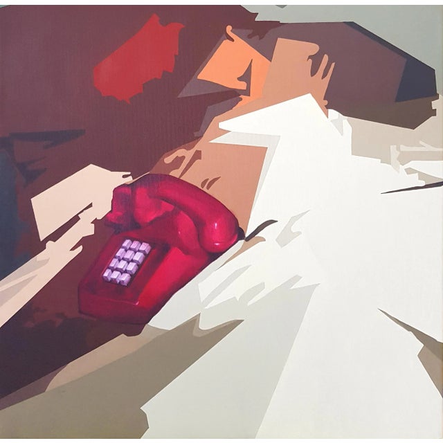 Postmodern The Other Red Phone Call by Radu Rodideal For Sale - Image 3 of 5