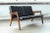 Danish 1960s Midcentury Settee in Teak and Leather For Sale - Image 4 of 10