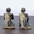 Pair of Thai Carved Teak Gilt Buddhist Monk Figures For Sale In San Francisco - Image 6 of 8