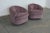 Pair of Mid-Century Modern Milo Baughman Style Swivel Club Chairs Offered is a Pair of Mid-Century Modern Milo Baughman...