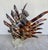Vintage Modern Enamel on Copper Mounted on Quartz Base Tropical Lion Fish Sculpture For Sale - Image 4 of 11