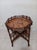 1980s Tommy Bahama Style Island Estate Key Largo Octagon End Table Rattan Tortoise For Sale - Image 4 of 11