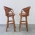 Swivel Rattan Bar Stools, France, 1970s, Set of 2 For Sale - Image 10 of 13