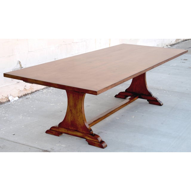 Carina Dining Table in Dry Aged Walnut with Extensions (custom) For Sale - Image 9 of 12