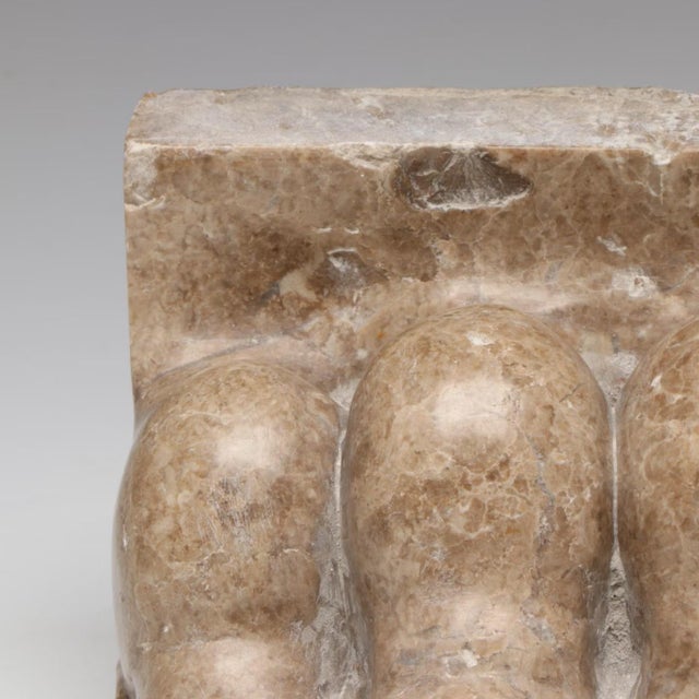 Antique 19th Century Italian Grand Tour Carved Marble Lion Paw For Sale - Image 4 of 9