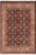 Tan Floral Pak-Persian Black/Tan Wool Rug - 8'1'' X 9'10'' For Sale - Image 8 of 9