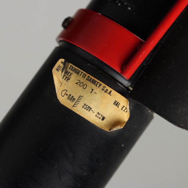 Vintage Floor Lamp in Metal from Targetti Sankey, Italy, 1980s For Sale - Image 6 of 9