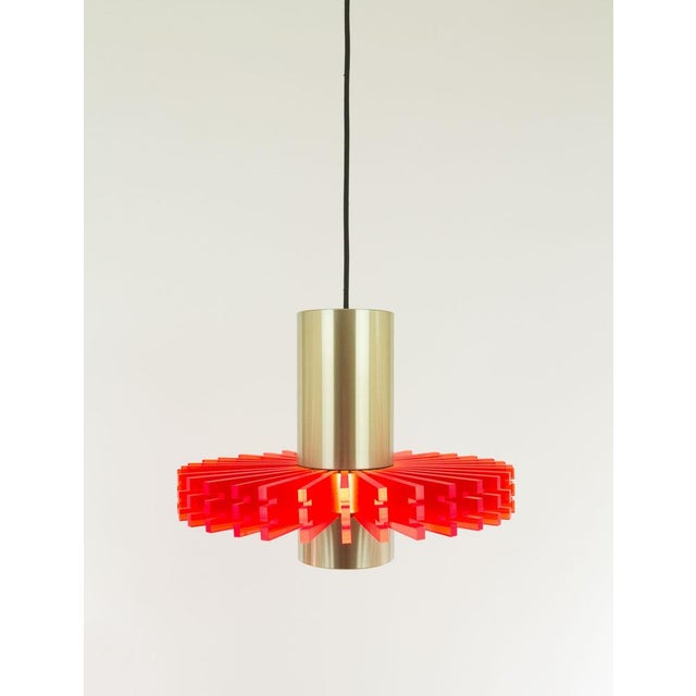 1960s Red Priest Collar Pendant by Claus Bolby for Cebo Industri, 1960s For Sale - Image 5 of 9