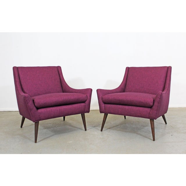 Pair of Mid-Century Modern Paul McCobb Style Lounge Chairs ...