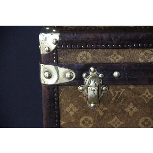 Hat Trunk in Woven Canvas from Louis Vuitton, 1890s For Sale - Image 4 of 18
