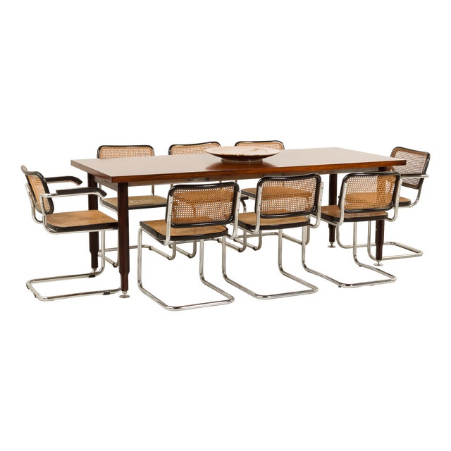 Mid-Century Italian Rosewood Table, 1960s For Sale