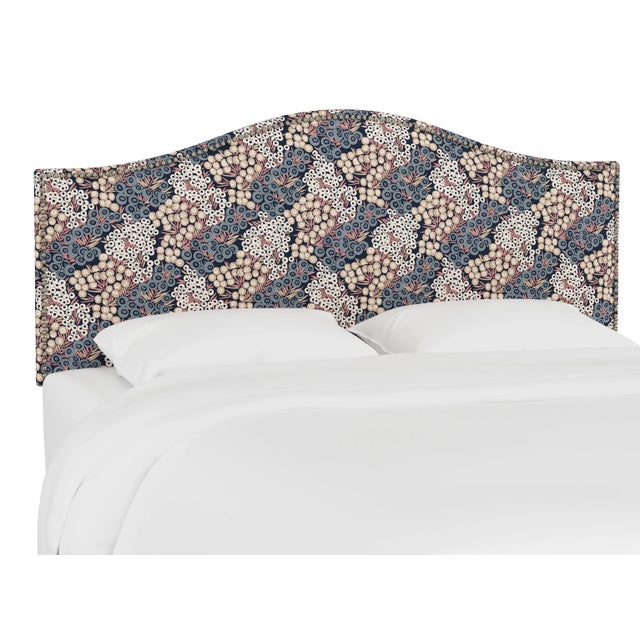 Ashland Headboard in Navy Blush Loiret, Queen For Sale