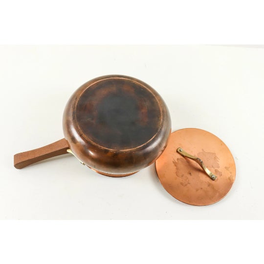 1960s 1960s Danish Modern Copper Sauce Pan For Sale - Image 5 of 6