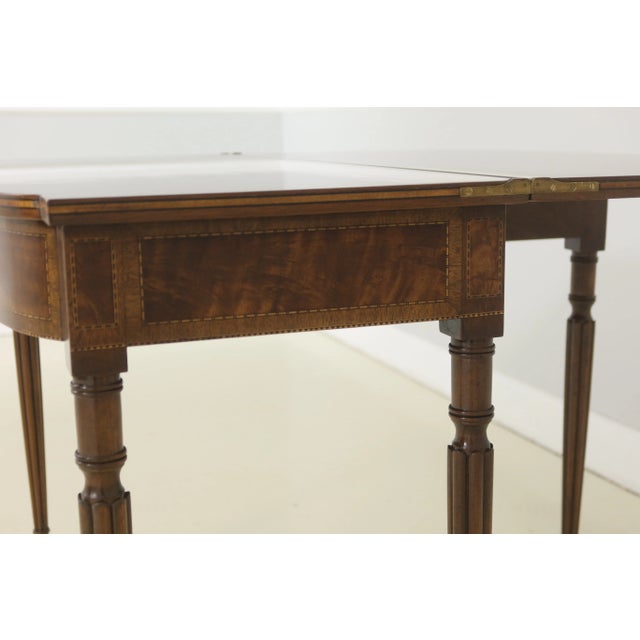 Kittinger Colonial Williamsburg Cw318 Mahogany Sheraton Games Table