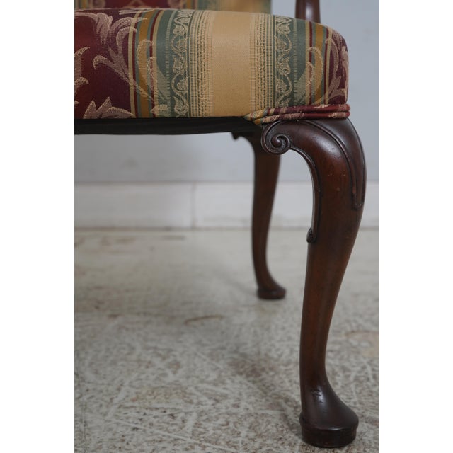 Brown Kittinger Williamsburg Mahogany Open Armchair For Sale - Image 8 of 18