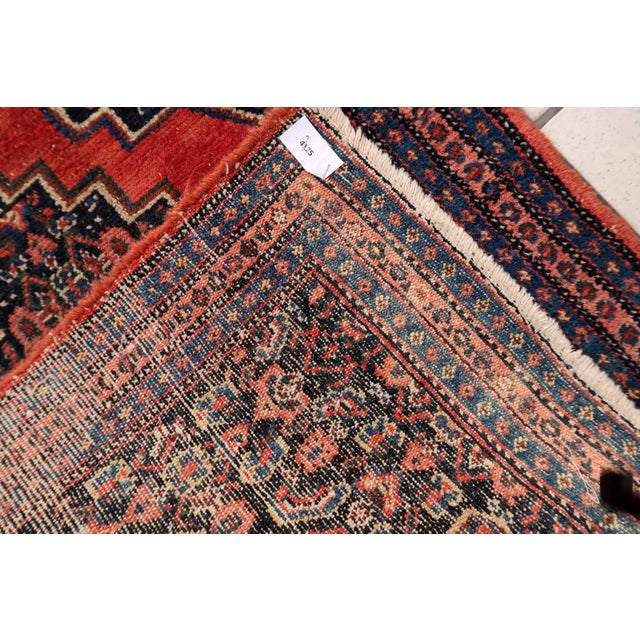 1920s 1920s, Antique Persian Senneh Rug 1' X 3' For Sale - Image 5 of 11