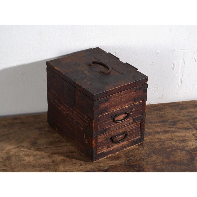 Japanese Ko-Dansu Desk Box For Sale - Image 3 of 12