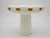 White & Gold Toggle Footed Serving Bowl or Platter, Handley Drive, Portugal 2016 For Sale In New York - Image 6 of 7
