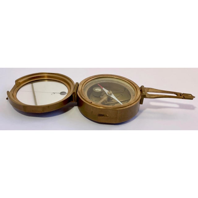 Campaign 1914 - Brass Brighton Compass Thos. J. Evans, Esq. London - For Sale - Image 3 of 9