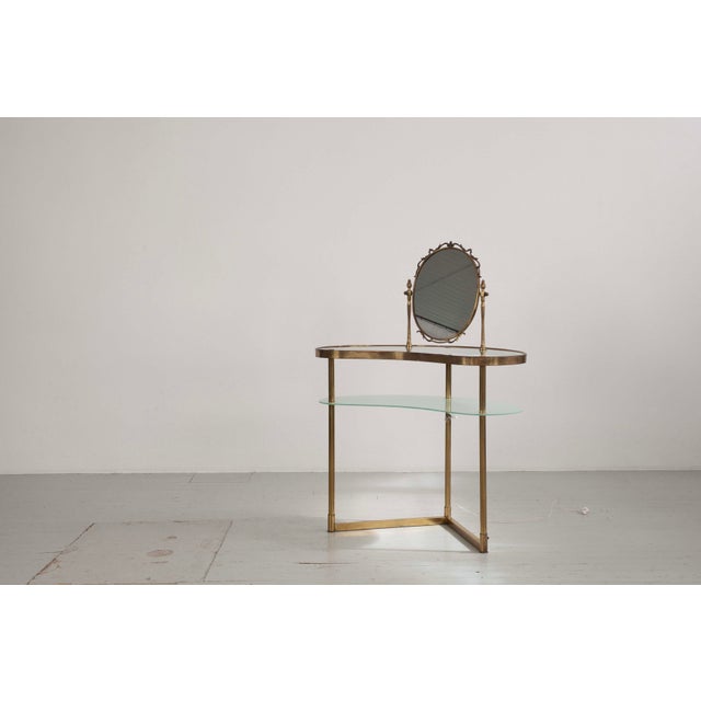 Illuminated Dressing Table, Italy, 1950s For Sale - Image 10 of 18
