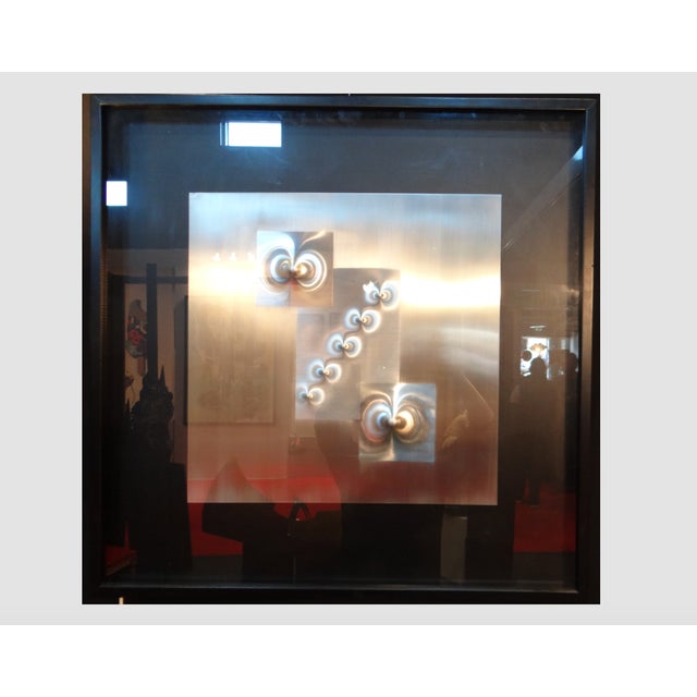 Angelo Brescianini, 44-Caliber Sculpture on 100cm Aluminum For Sale - Image 4 of 4