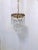 1950s Italian Bronze Upside Down Layered Chandelier For Sale - Image 9 of 9