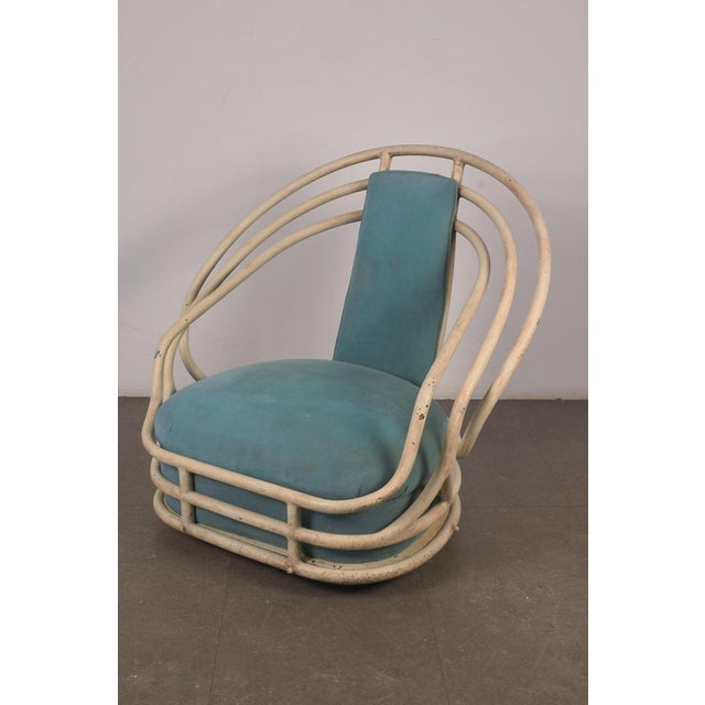 Mid-Century Iron Lounge Chair For Sale - Image 13 of 18