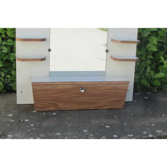 Formica Mirror & Wall Shelves For Sale - Image 3 of 6