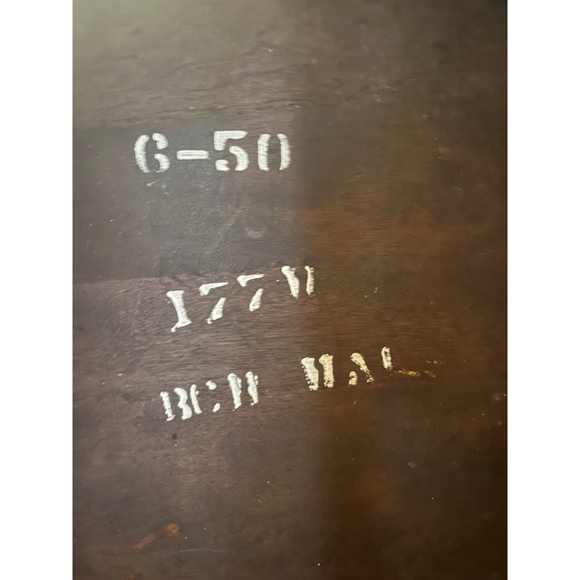 The American School Antique Mission Oak Chair 1910s Johnson Chair Company For Sale - Image 3 of 3