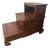 Vintage 1940s Hollywood Regency Ming Style Mahogany Step Chest / Chinoiserie Library/Commode Stairs For Sale