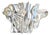 Mid 20th Century Towle "Old Mirror" Baroque Sterling Silver Flatware Service - 40 pcs For Sale