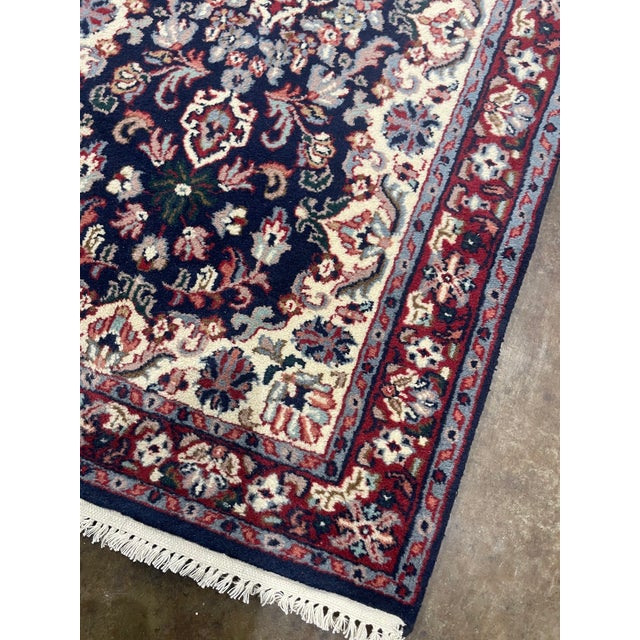 1990s Handwoven Persian Design Indian Rug - 2'6" X 10'7" For Sale - Image 4 of 7
